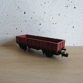 Ibertren 6321 N Renfe Lageboordwagen, 2-assig, bruin in ovp