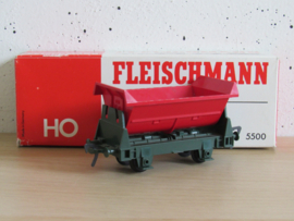 Fleischmann 5500 Kipwagen in ovp (groen/rood)