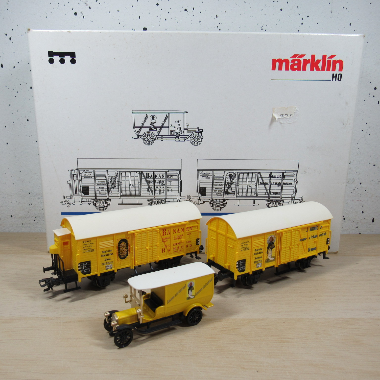 Marklin 4876 DRG set bananen transport in ovp
