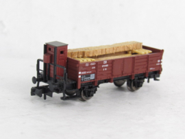 Fleischmann 8909K N DB Open goederenwagon met remblokken, type/uitvoering O 10, 2-assig, bruin in ovp