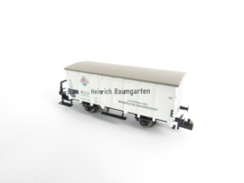 Fleischmann 834603K N DRG Brit-US zone  2-assig, wit, 'Heinrich Baumgarten' 'Visconservenfabriek' in ovp
