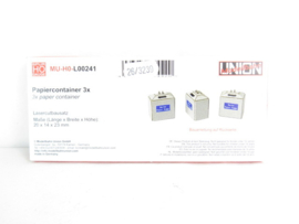 Modellbahn Union H0-L00241 papiercontainer in ovp