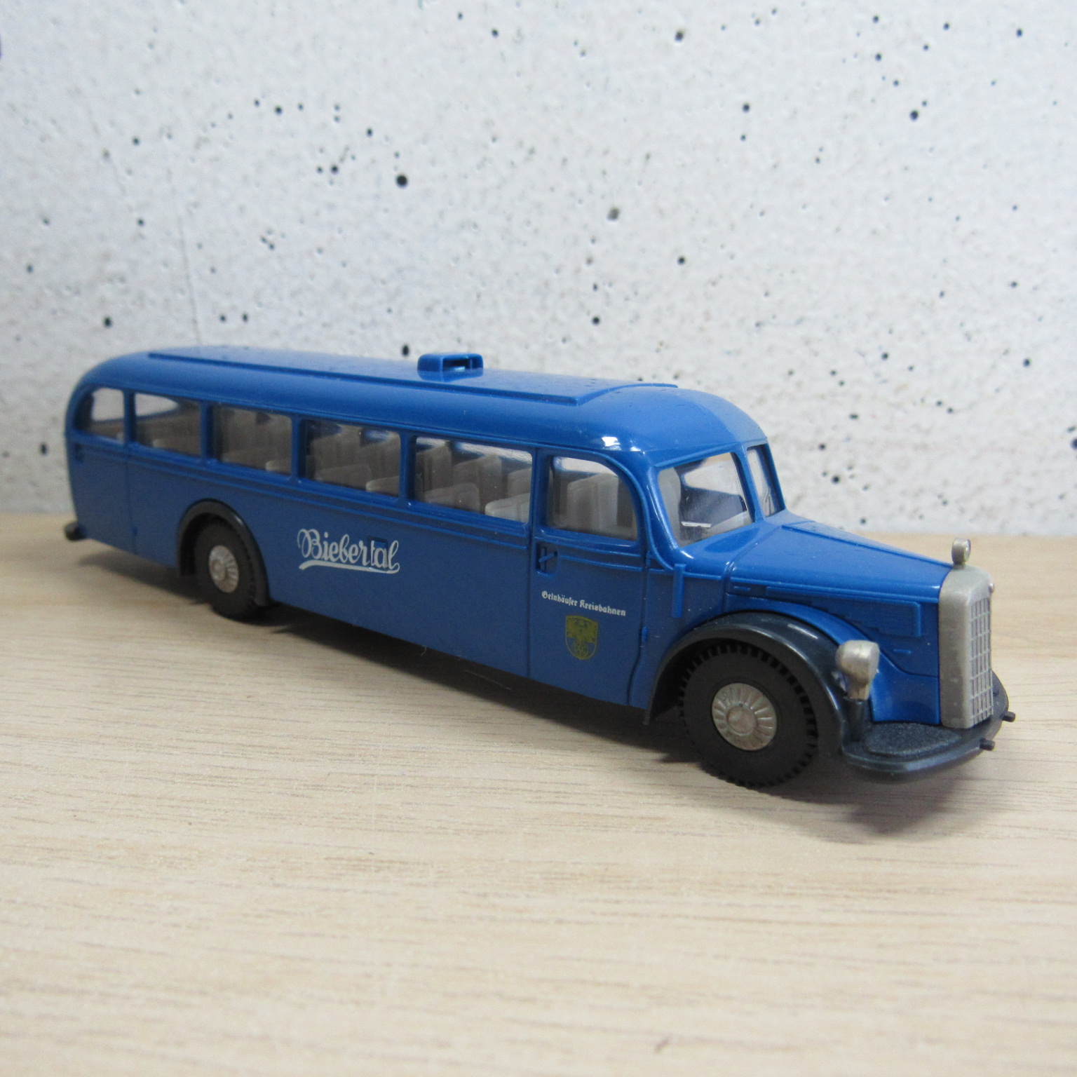 Brekina Mercedes Biebertal bus zonder ovp