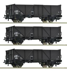Roco 6600141 H0 - 3-delige set: Open goederenwagons, SNCF