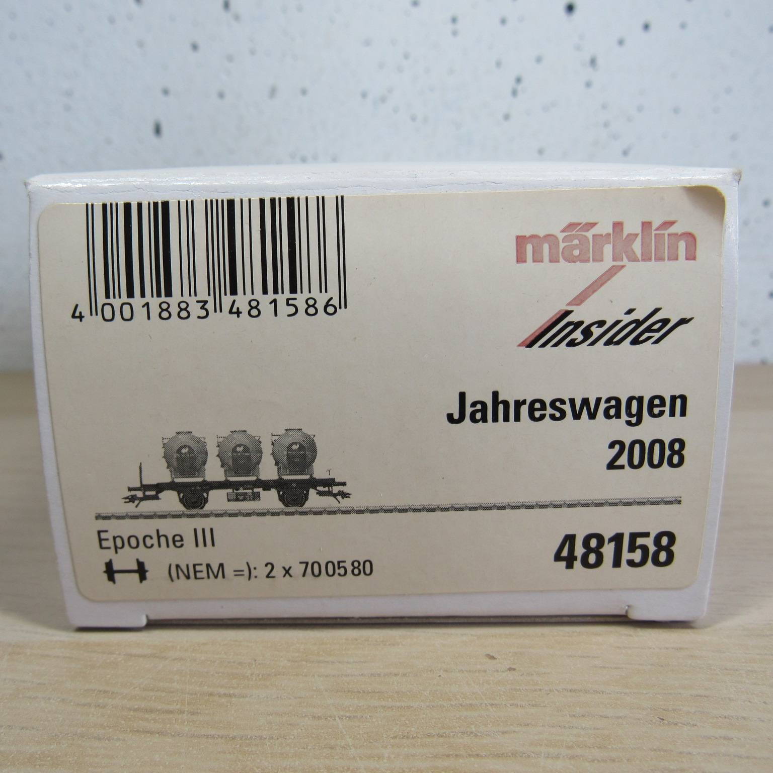 Marklin 48158 DB Jaarwagen 2008 in ovp