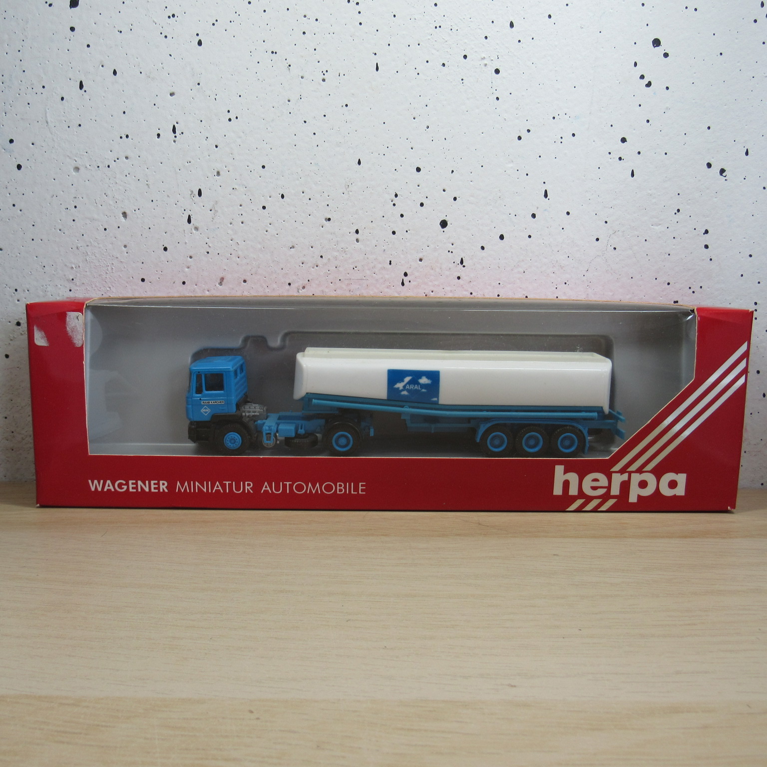 Herpa Man Raab Karcher Aral vrachtwagen in ovp