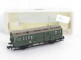 Fleischmann 8070K N DB Bagagewagen met postcompartiment, type/uitvoering PwPosti Pr 11, 2-assig, groen in ovp