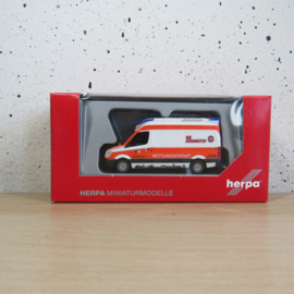 Herpa 049122 Mercedes Benz Sprinter Delfis "Johanniter Giessen" in ovp