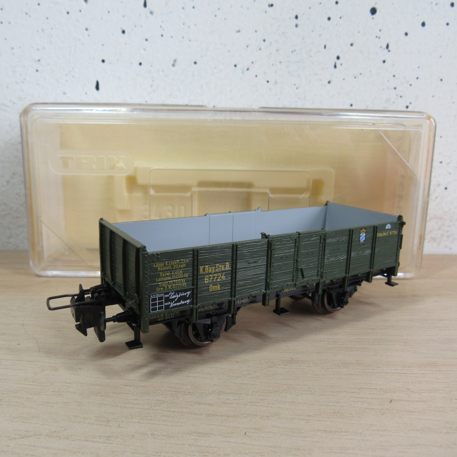 Trix express 53 3431 00 K.Bay.Sts.B bakwagen in ovp