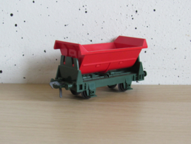 Fleischmann 5500 Kipwagen in ovp (groen/rood)