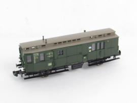 Fleischmann 8070K N DB Bagagewagen met postcompartiment, type/uitvoering PwPosti Pr 11, 2-assig, groen in ovp