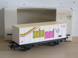Marklin 84480 Containerwagen (Sebamed) in vervangende verpakking