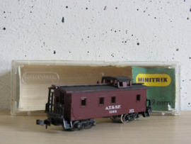Minitrix N USA Caboose in vervangende verpakking