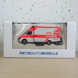 Rietze 61501 Mercedes Benz Sprinter RTW “Ibbenbüren” in ovp