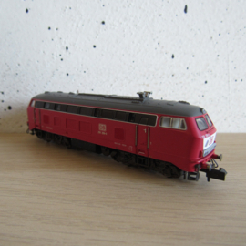 Minitrix 16283 N DB BR 218, rood in ovp