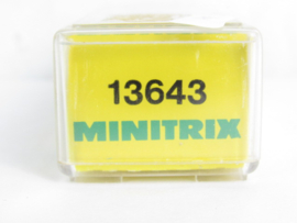 Minitrix 13643 N KPEV Melkwagen, 2 assen, wit, `MEIEREI C. BOLLE`, `Berlijn NW` in ovp
