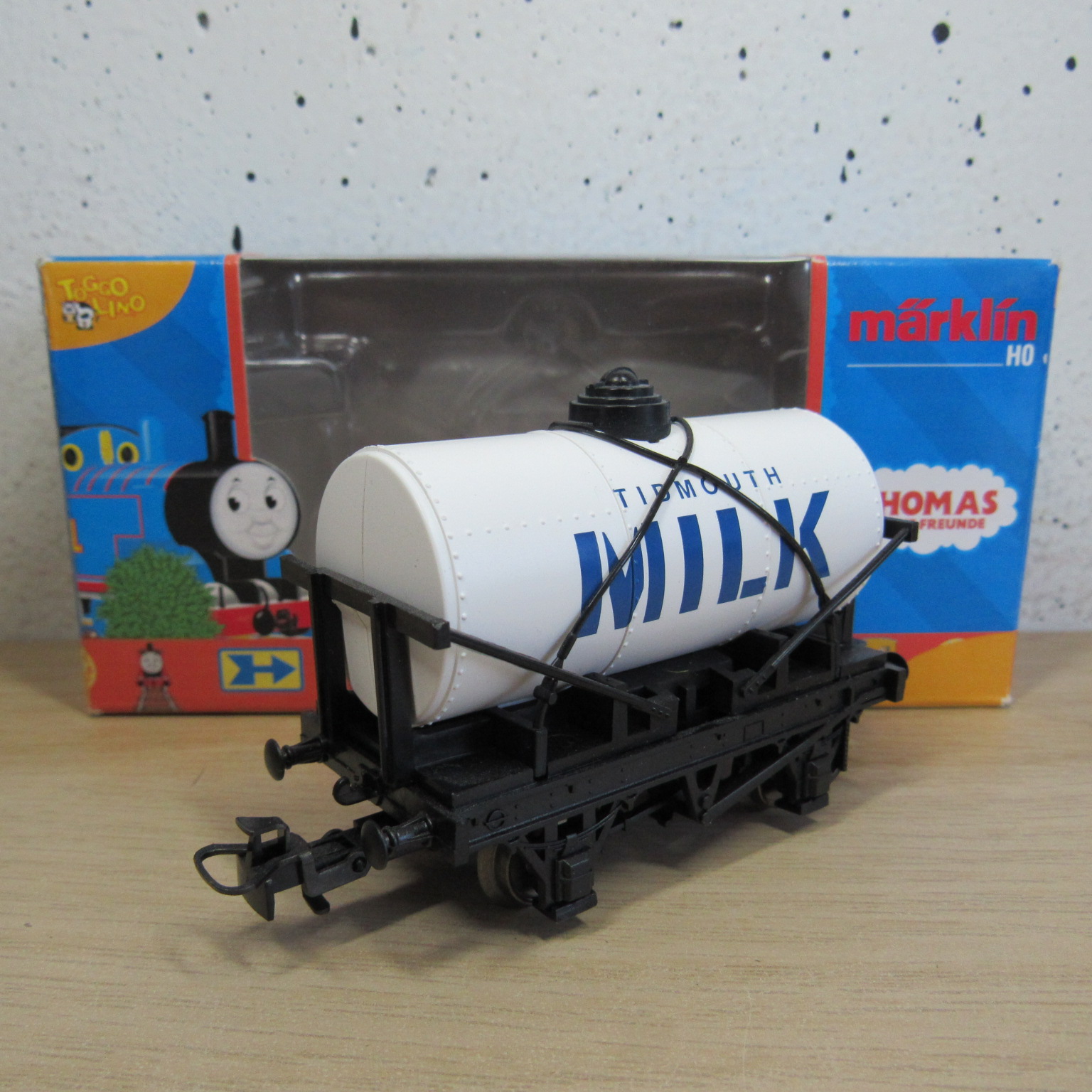 Marklin Thomas de trein Tankwagen (Milk) in ovp