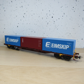 Piko 54687 NS Sgnss draagwagen beladen met 3 containers