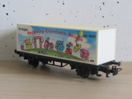Marklin 31962 DB Containerwagen (Recycling-Eisenbahn-Anlage) in ovp