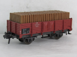 Fleischmann 5203 DB lage bakwagen met lading in ovp