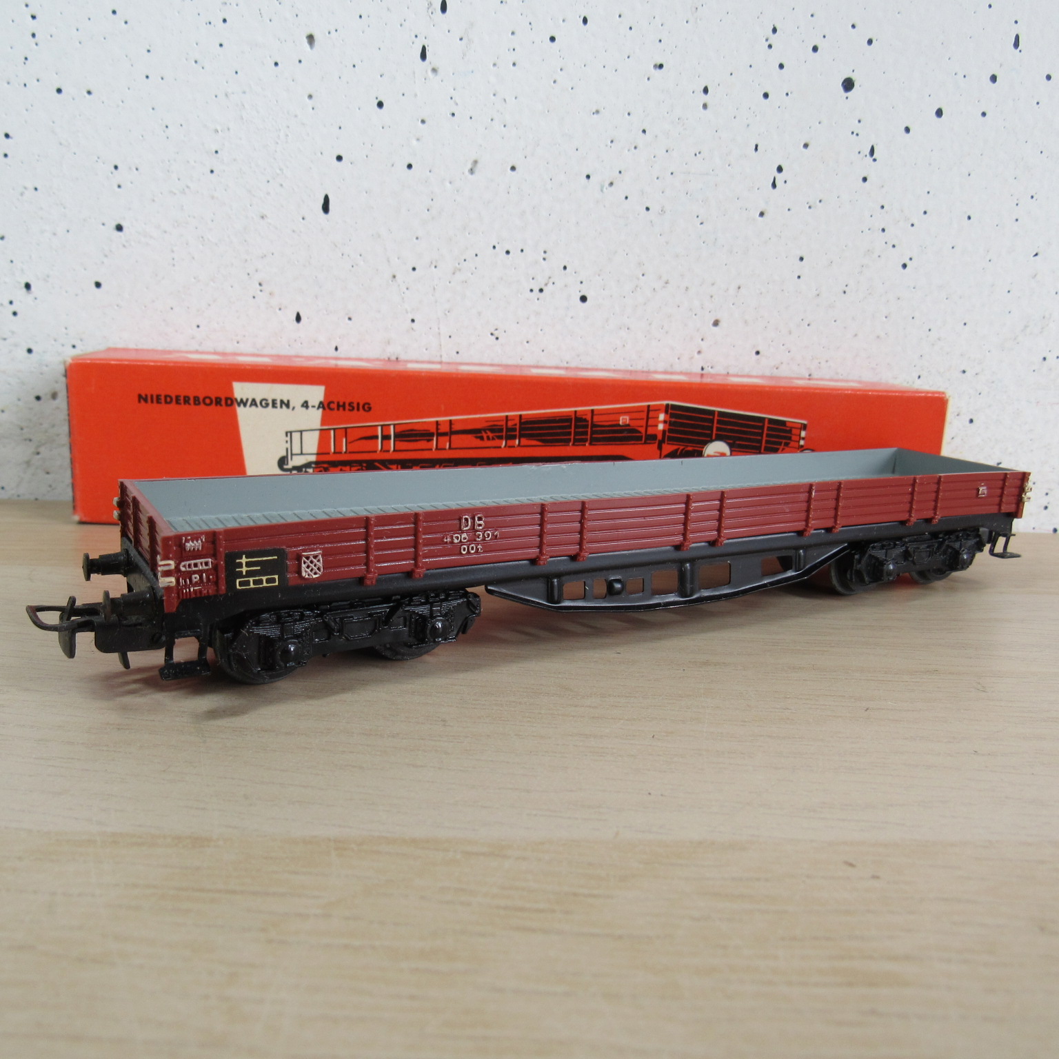 Marklin 4514 DB Lange bakwagen in ovp