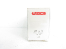 Wiking H0 658 Mini Bagger in ovp