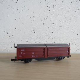 Roco 2304 N DB Schuifdak-/schuifwandwagen, type/type Tbes-l-65, Klmmgks, 2-assig, bruin in ovp