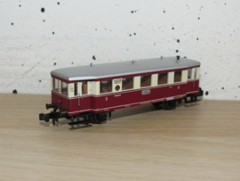 Minitrix N 12095 Railbus bijwagen 3e klasse, type Cv-34, 2-assig, rood/beige in ovp