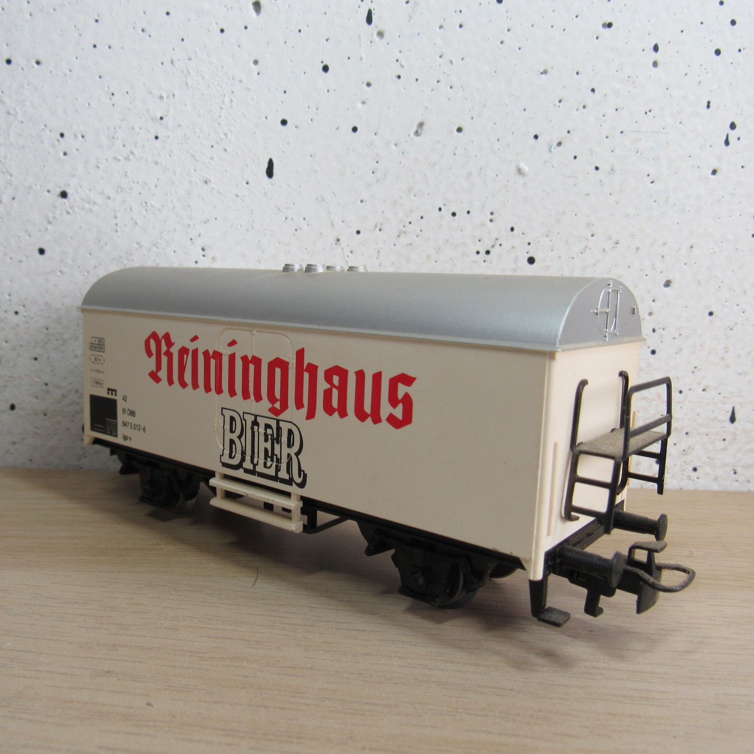 Marklin 4415 DB Gesloten goederenwagen (koel) (Reininghaus Bier) in ovp