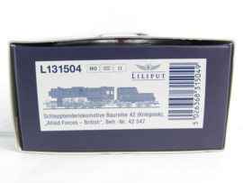 Liliput L131504 BR42 (kriegslok) stoomlocomotief (analoog) in ovp