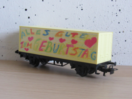 Marklin 44266 DB Containerwagen verjaardag Unicef 2000 in ovp