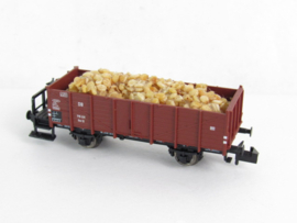 Fleischmann 8218K N DB Open goederenwagon, type/uitvoering Om 12, 2-assig, bruin in ovp