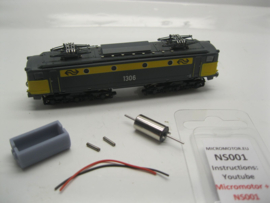 Micromotor NS001 NS 1300, SNCF CC 7100, Renfe Alsthom 276