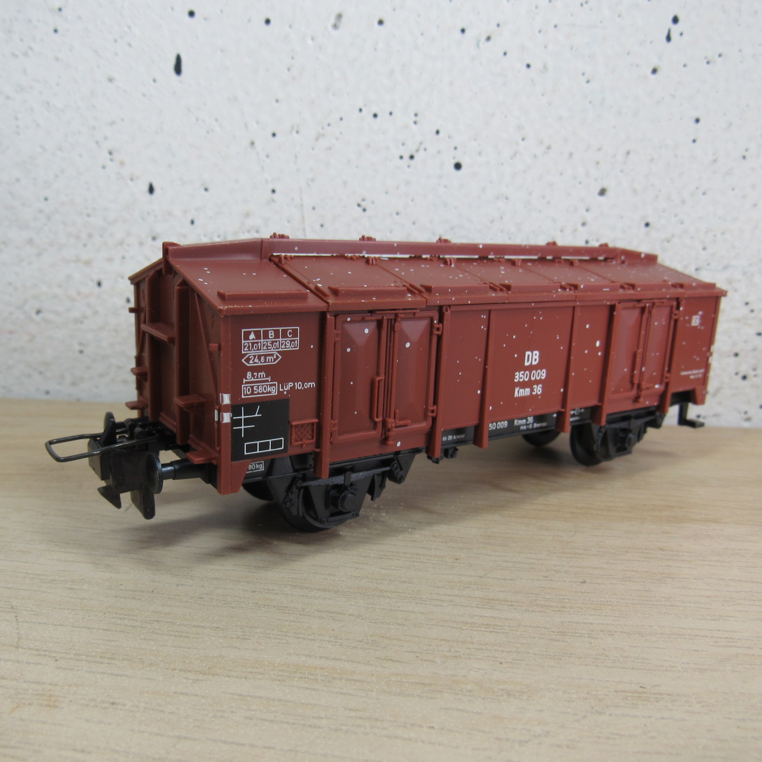 Trix express 53 3433 00 DB Klapdekselwagen in ovp