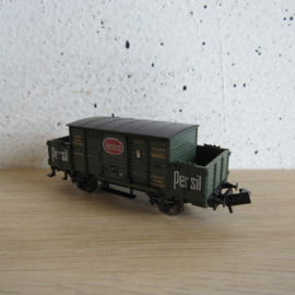 Minitrix 13611 N K.Bay.Sts.B. Boodschappenkar, 2-assig, groen, 'Persil', 'Henkel' in ovp