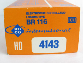 Roco 4143 DB BR116 electrische locomotief (analoog) in ovp