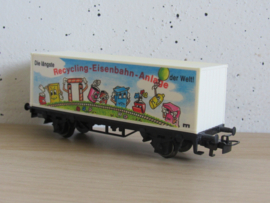 Marklin 31962 DB Containerwagen (Recycling-Eisenbahn-Anlage) in ovp