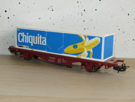 Marklin 4672 SJ Containerdraagwagen (Chiquita) in ovp