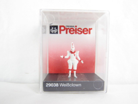Preiser H0 29038 Witte clown in ovp