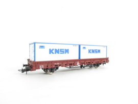 Roco 6600152 - Rongenwagen met container KNSM, NS