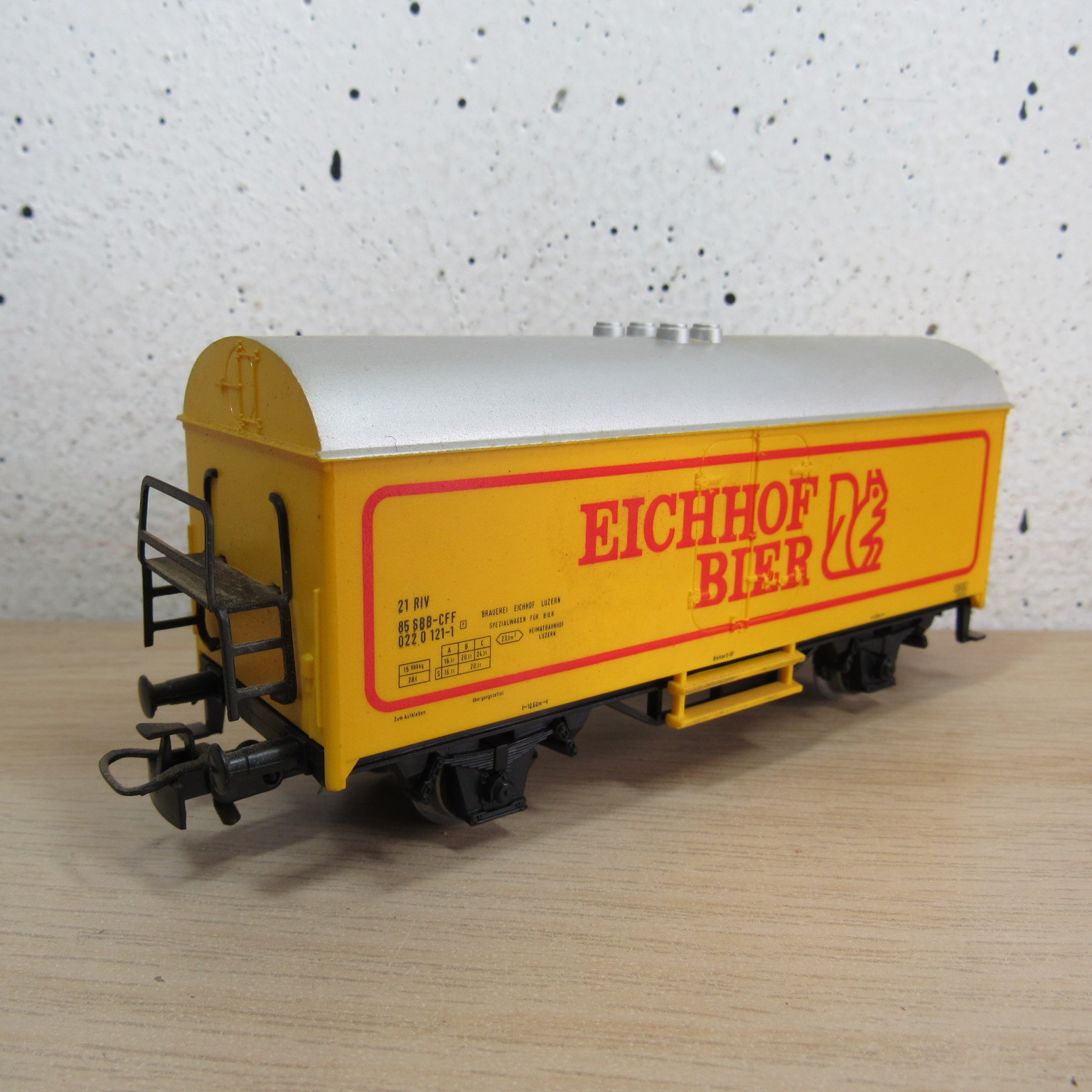 Marklin 4420 DB Gesloten goederenwagen (koel) (Eichhof Bier) in ovp