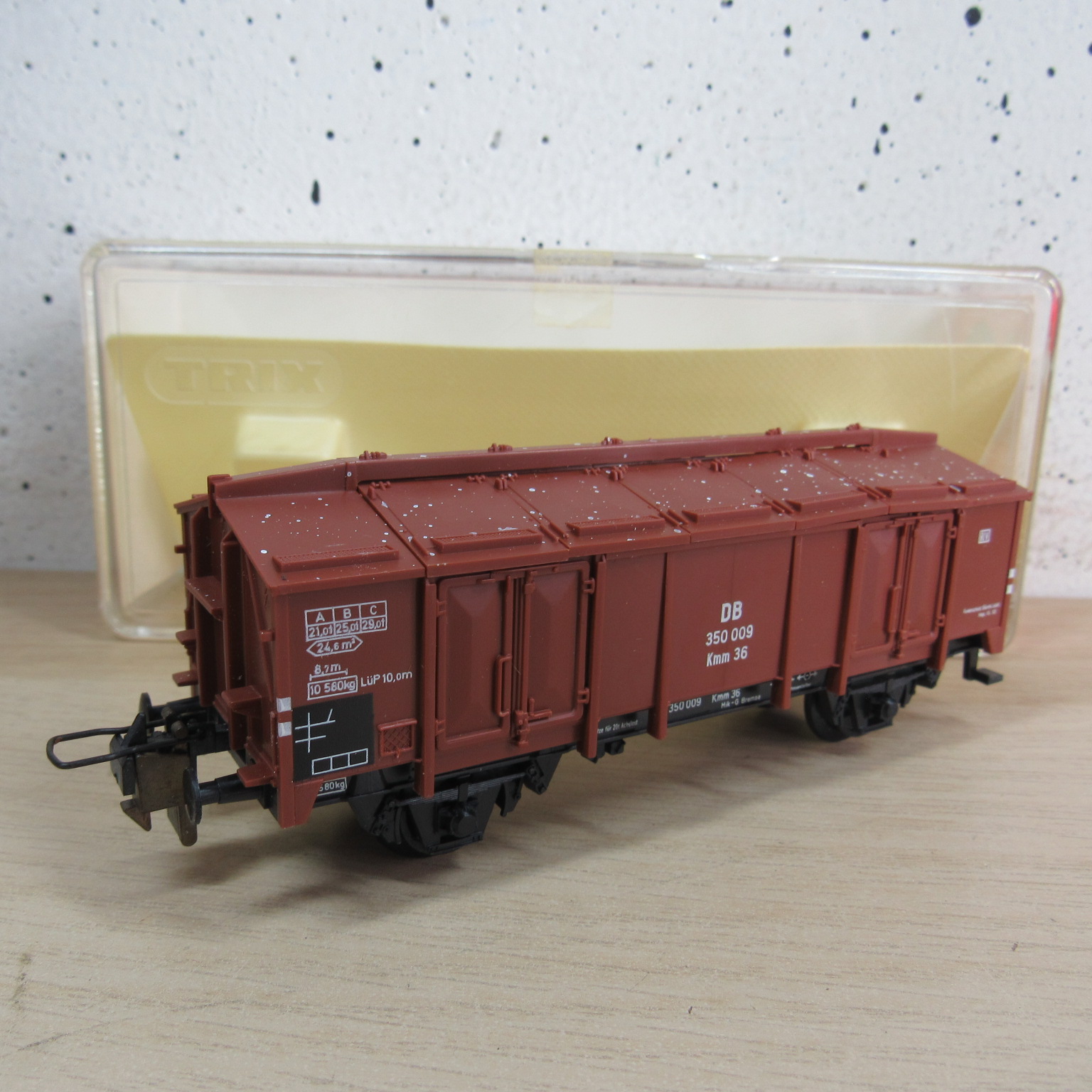 Trix express 53 3433 00 DB Klapdekselwagen in ovp