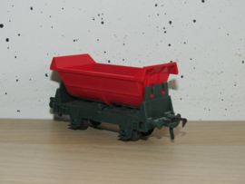 Fleischmann 5500 Kipwagen in ovp (groen/rood)