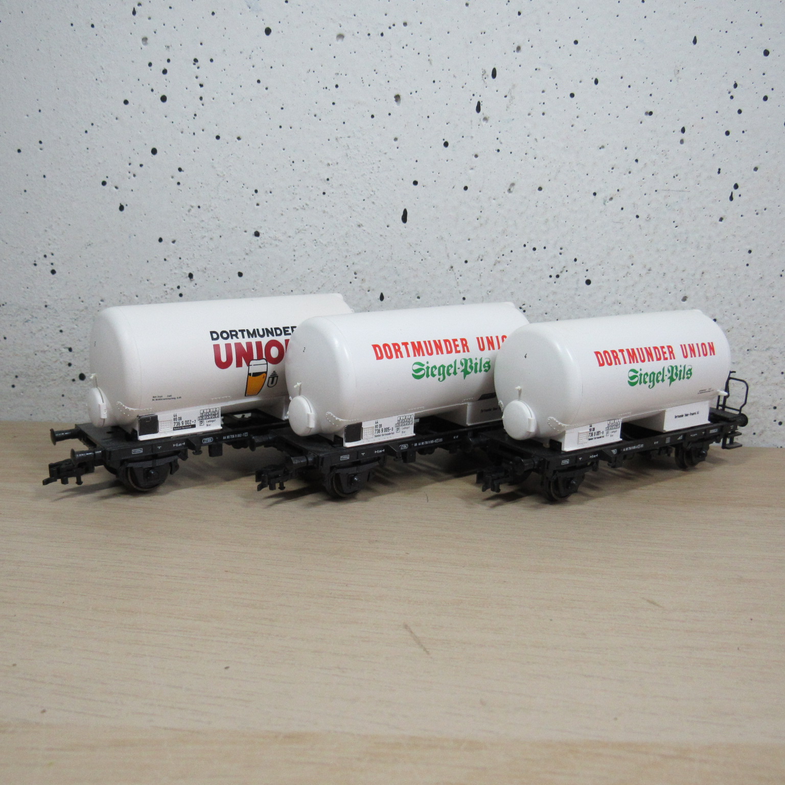 Roco 44049 Dortmunder union ketelwagens in ovp