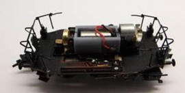 Micromotor HTR008C Trix H0 PtL 2/2, T2, BR 98, Glaskasten