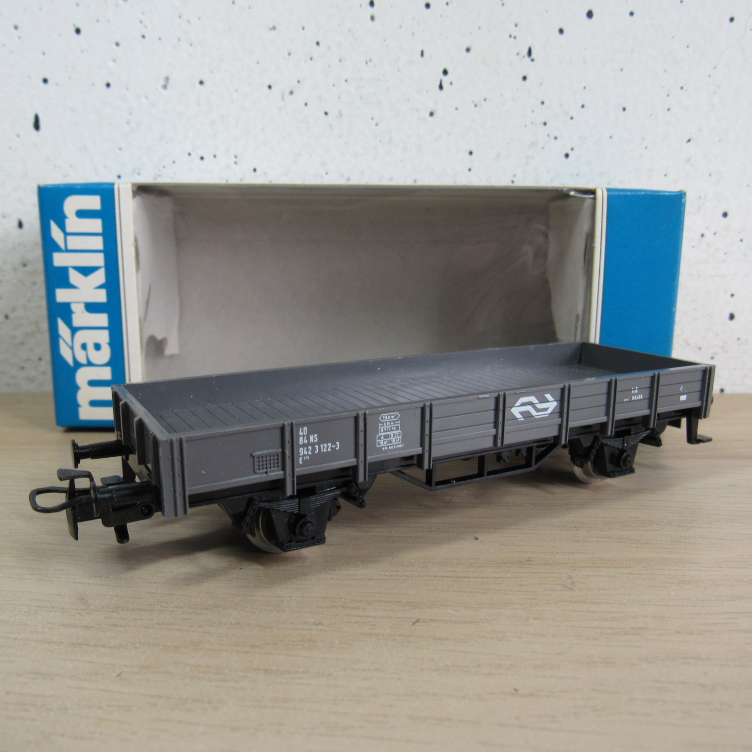 Marklin 4433 NS platte wagen in ovp