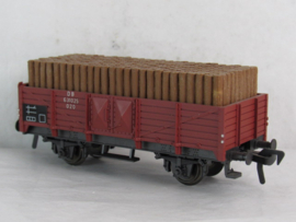 Fleischmann 5203 DB lage bakwagen met lading in ovp