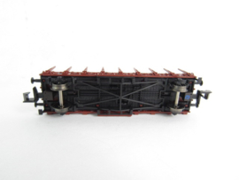 Fleischmann 8256K N DB Open wagen met stalen palen, type/uitvoering Rmrs 31, 2-assig, bruin in ovp