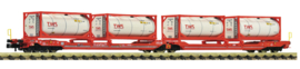 Fleischmann 6660054 N - Gelede dubbelvakswagon T3000e, ÖBB/RCW