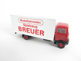 Praliné H0 Mercedes Spielzeug breuer bier vrachtwagen zonder ovp
